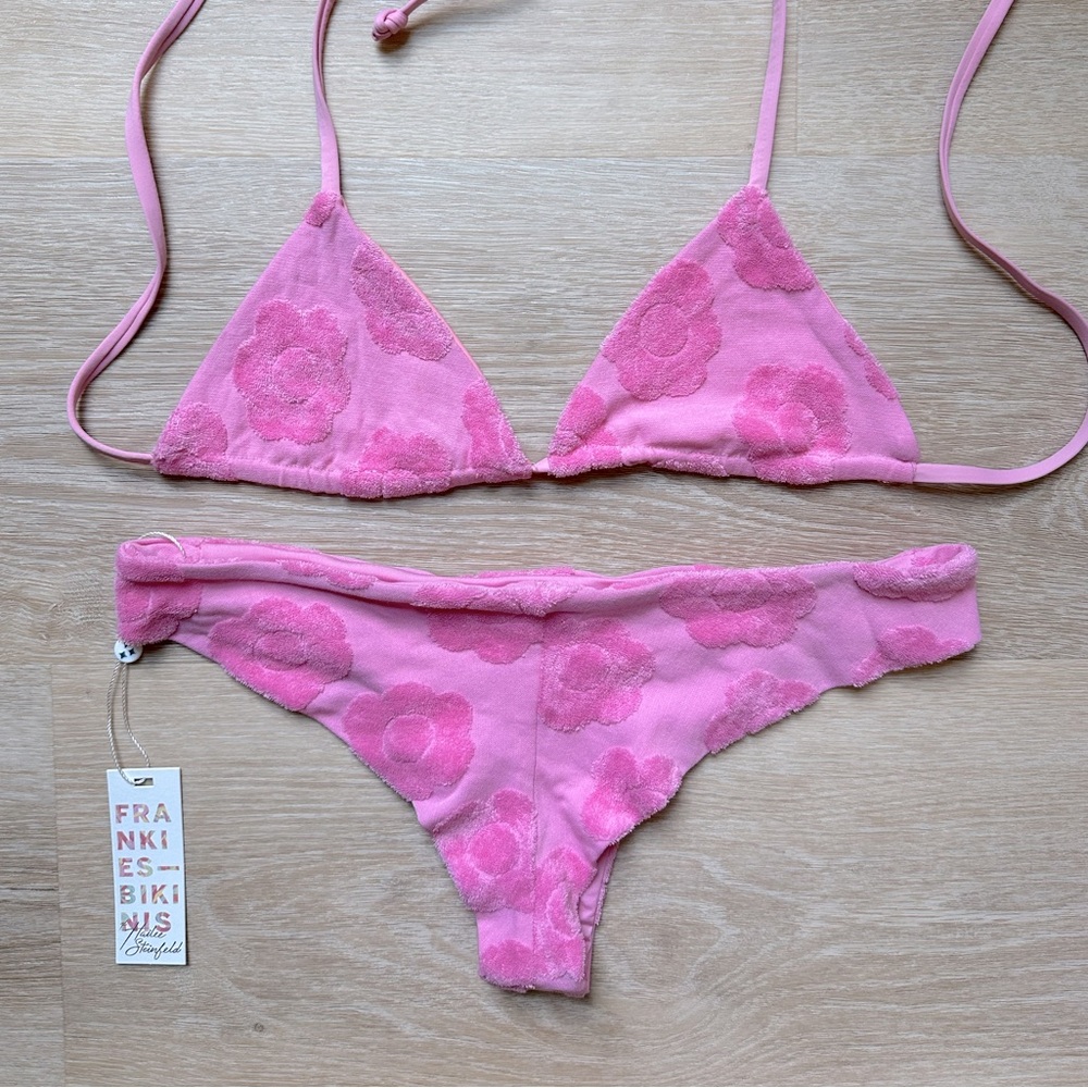 Frankie’s Bikinis x Hailee Steinfeld Pink Floral XS Bikini